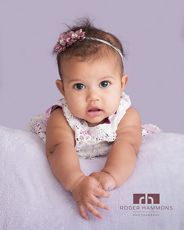 Portrait of Baby Lifting Head | Northern Virginia Family Photographer