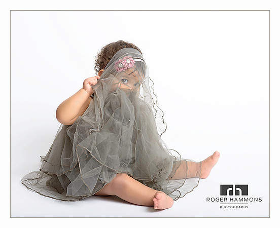Peek-a-boo Baby Portrait | Northern Virginia Family Photographer