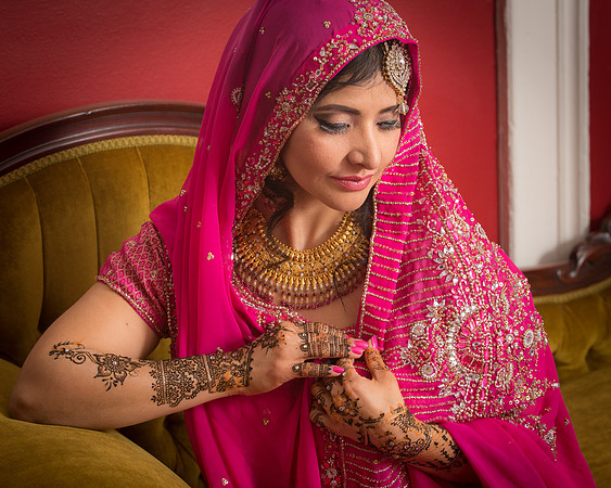 Woman in Henna Portrait | Northern Virginia Portrait Photographer