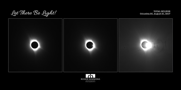"Let There Be Light" Eclipse Triptych